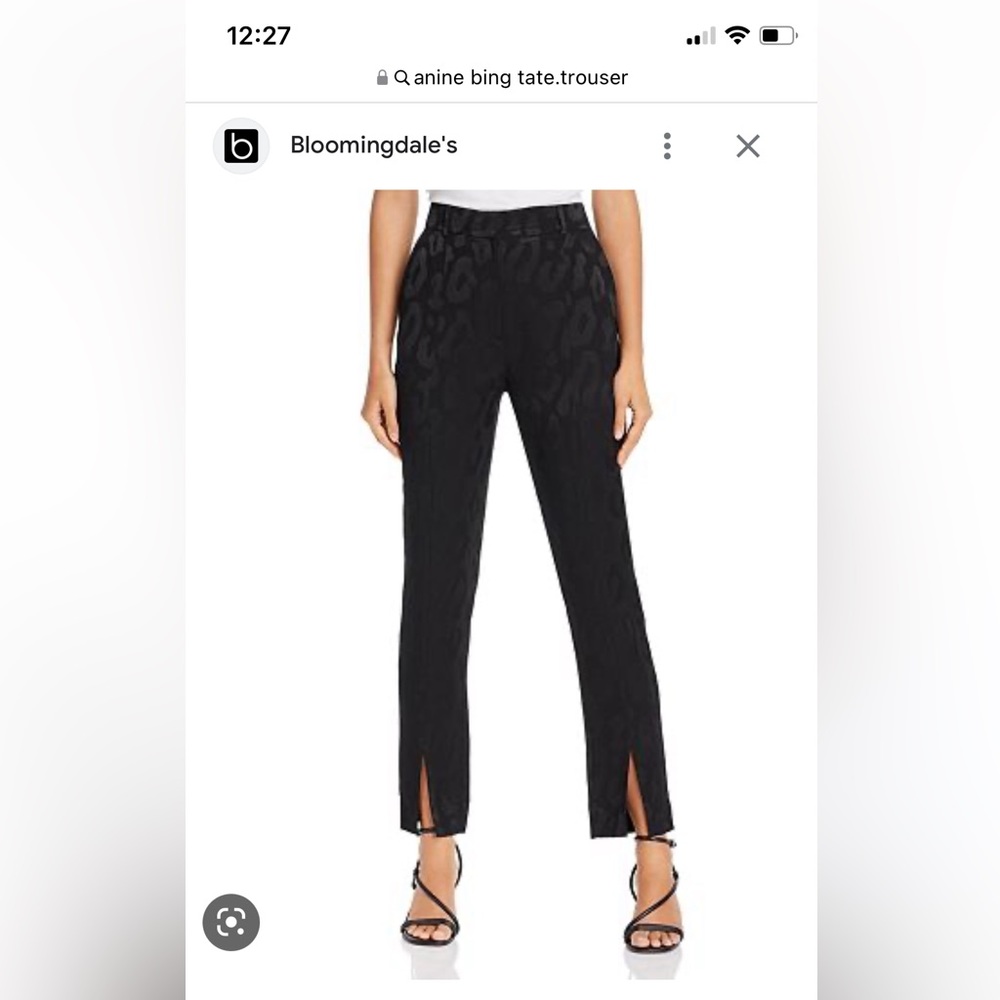 Anine Bing Tate Trouser size 40